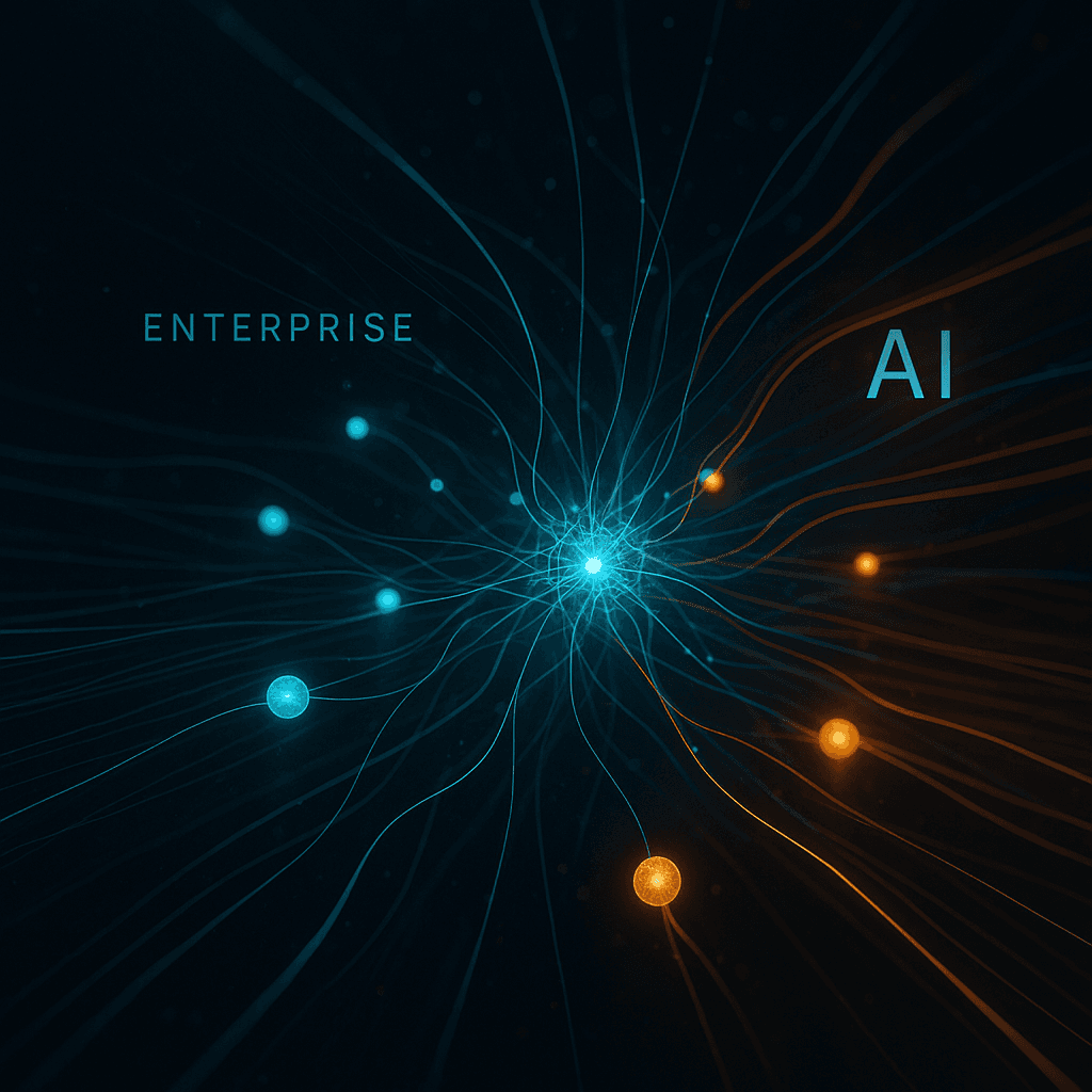 Illustration representing Bytezera vision for AI-driven business transformation